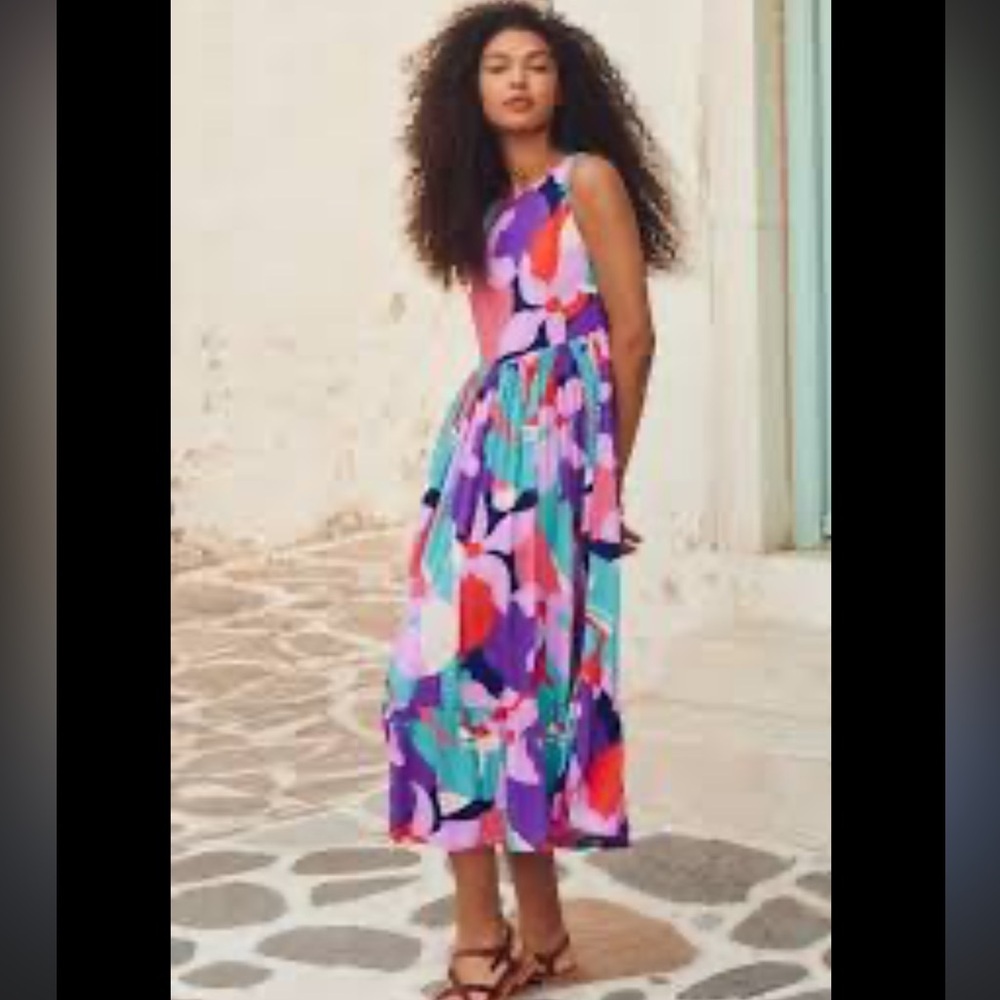 Mister Zimi Amara Sleeveless Midi Dress Sz 8